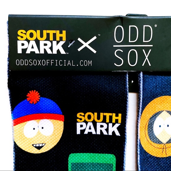 Odd Sox South Park TV Show Crew Socks Cartman Stan - Picture 2 of 7